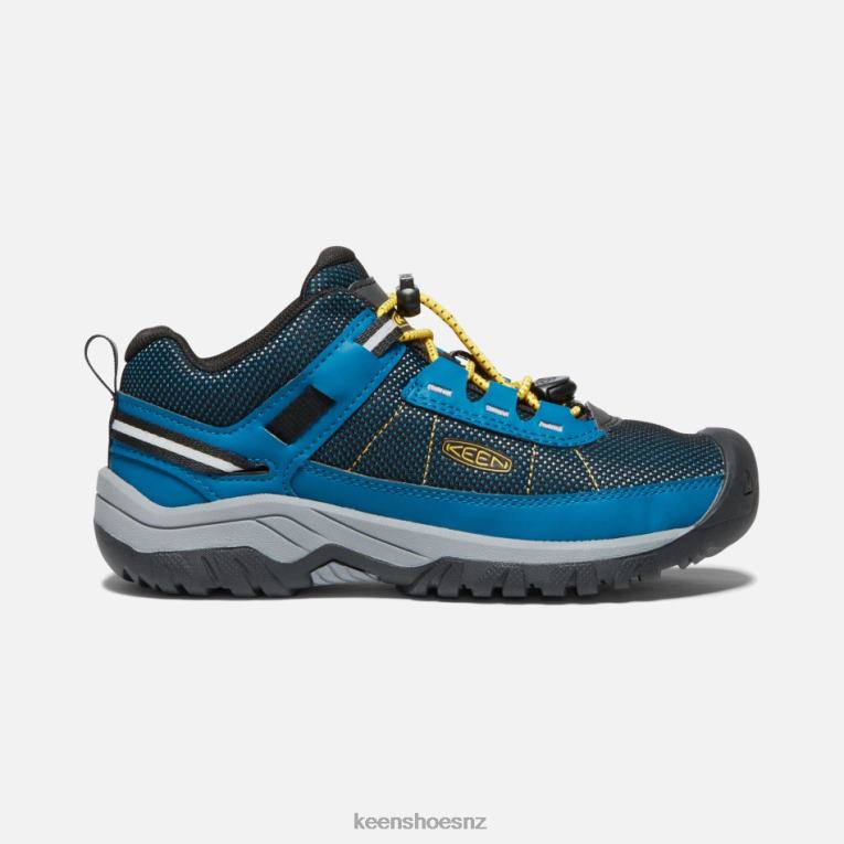 Keen Mykonos Blue-Yellow Older ' Targhee Sport Vent Hiking Trainers X2DDT287 Mykonos Blue-Keen Yellow