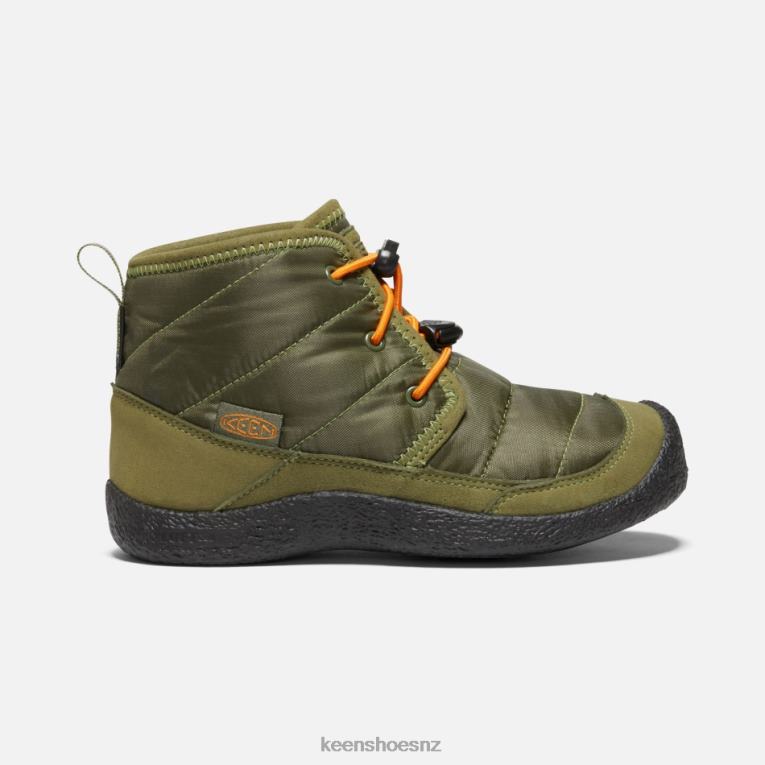 Keen Older ' Howser II Waterproof Chukka X2DDT313 Capulet Olive-Russet Orange