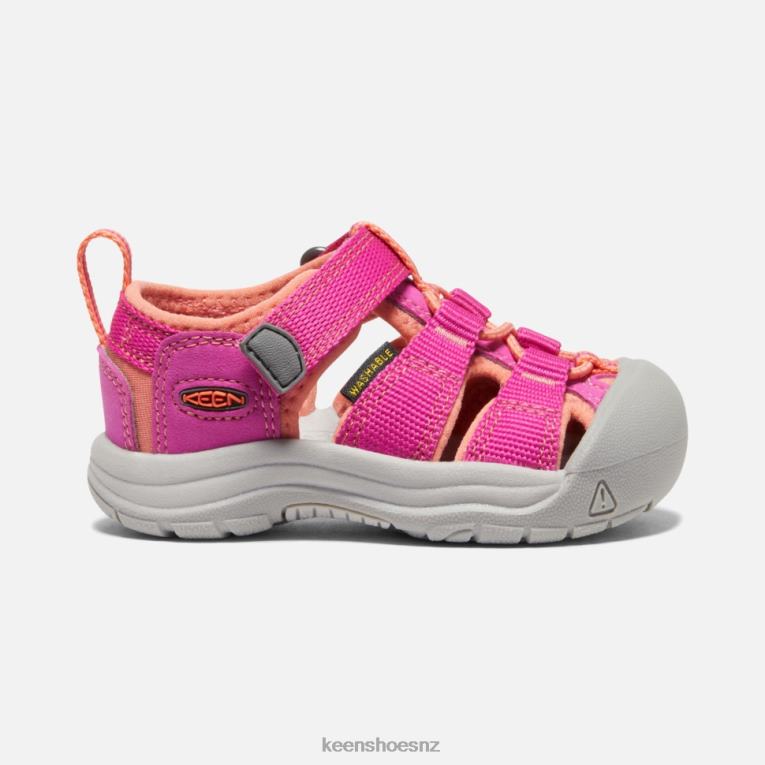 Keen Toddlers' Newport H2 X2DDT588 Very Berry-Fusion Coral