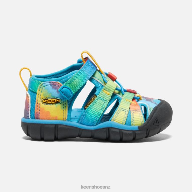 Keen Toddlers' Seacamp II CNX X2DDT584 Vivid Blue-Original Tie Dye