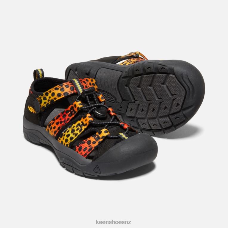 Keen Big ' Newport H2 X2DDT550 Cheetah Rainbow