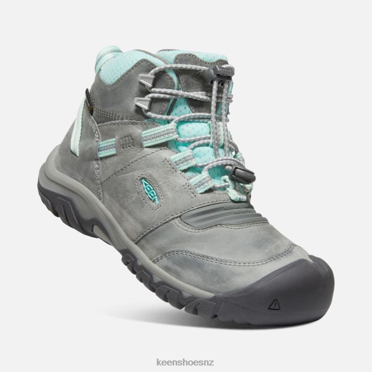 Keen Big ' Ridge Flex Waterproof Boot X2DDT608 Grey-Blue Tint