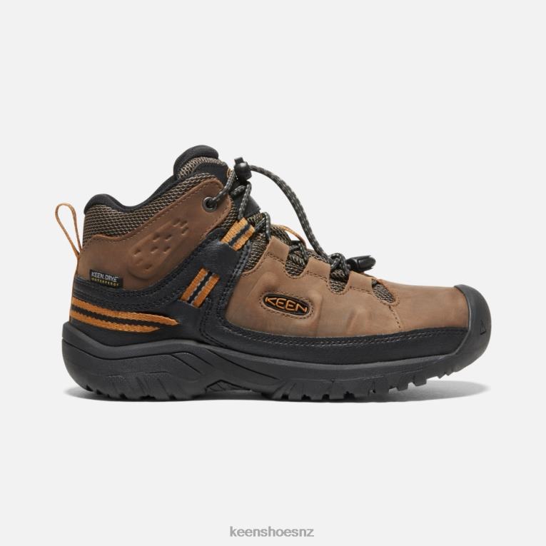 Keen Big ' Targhee Waterproof Boot X2DDT523 Dark Earth-Golden Brown