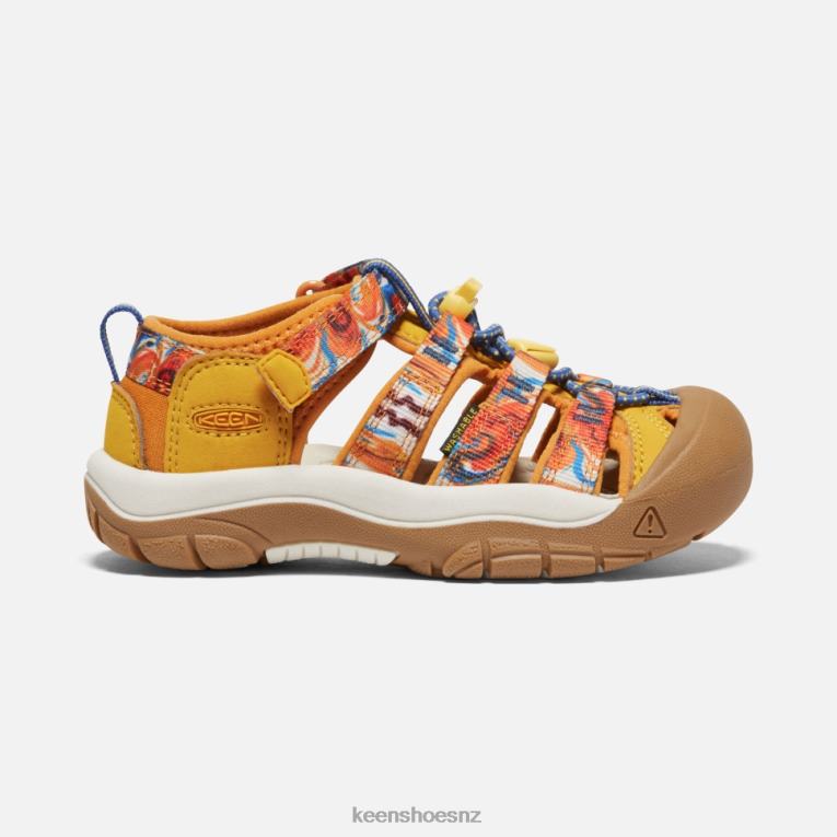 Keen Little ' Newport x Outdoor Afro X2DDT408 Orange Peel-Yellow