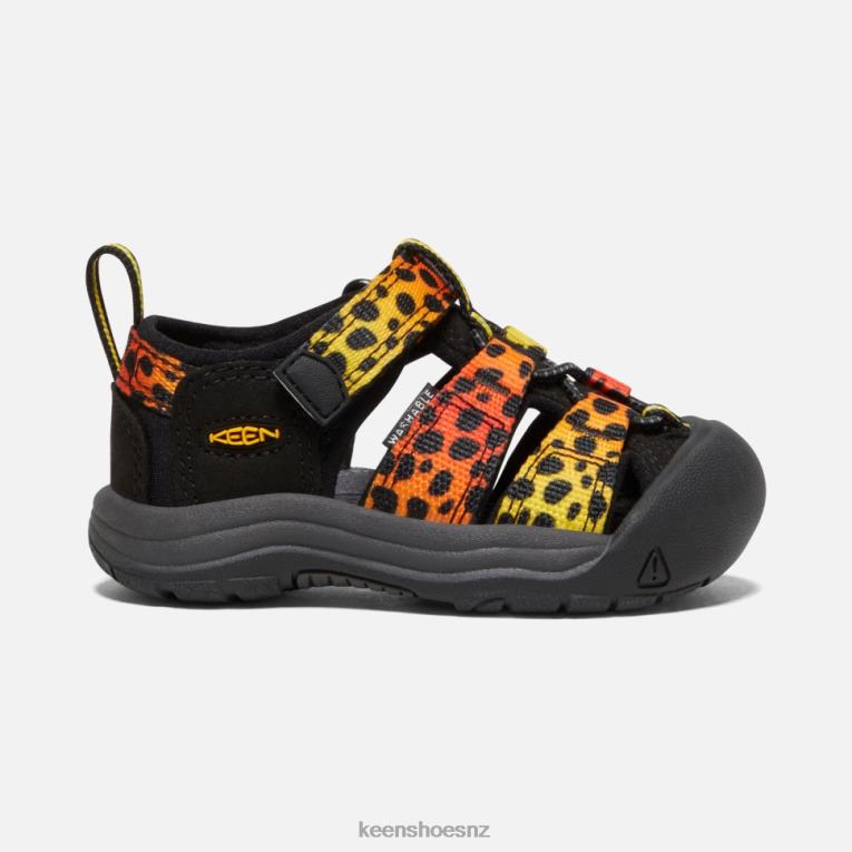 Keen Toddlers' Newport H2 X2DDT581 Cheetah Rainbow