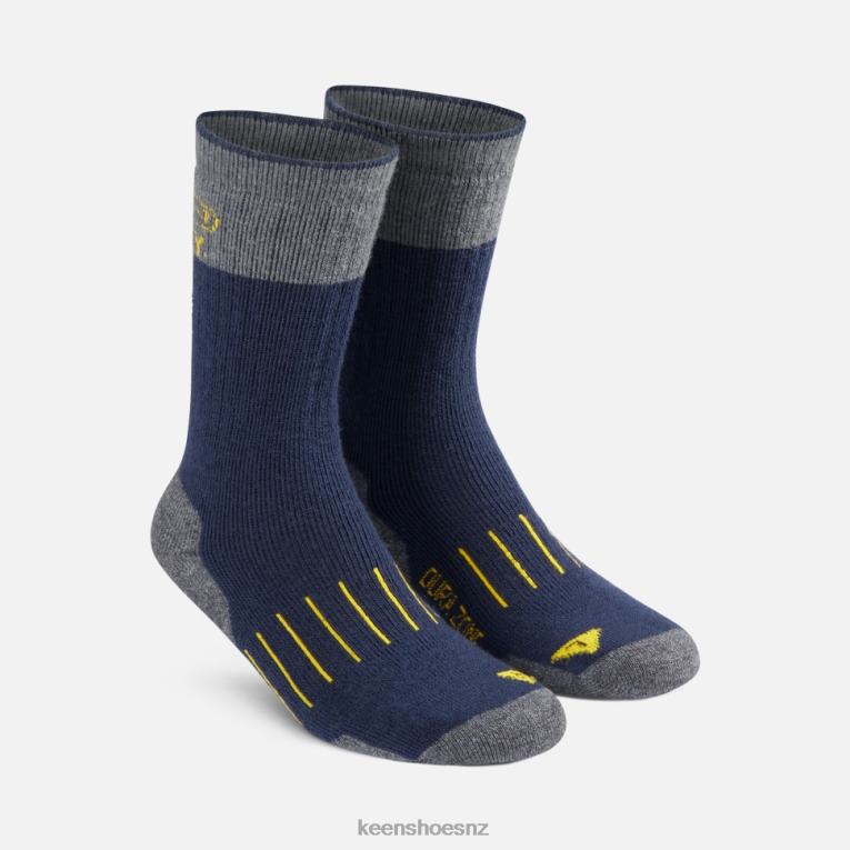 Keen Pittsburg Double Denier Medium Crew Sock X2DDT424 Navy