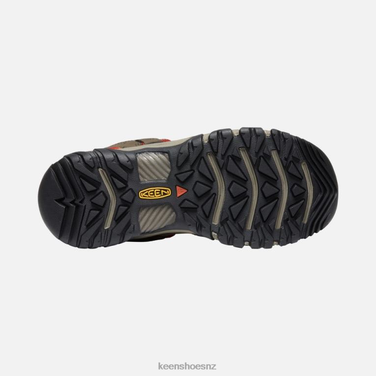 Keen Ridge Flex Waterproof Wide X2DDT504 TIMBERWOLF-KETCHUP
