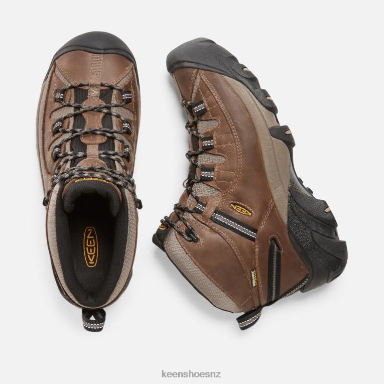 Keen Targhee II Waterproof Mid Wide X2DDT500 Shitake-Brindle