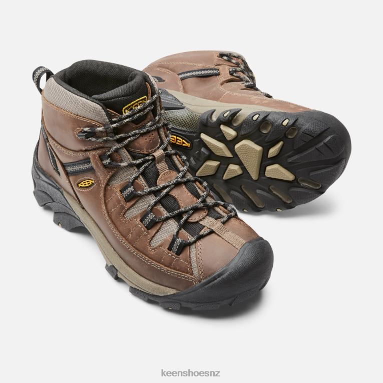 Keen Targhee II Waterproof Mid Wide X2DDT500 Shitake-Brindle