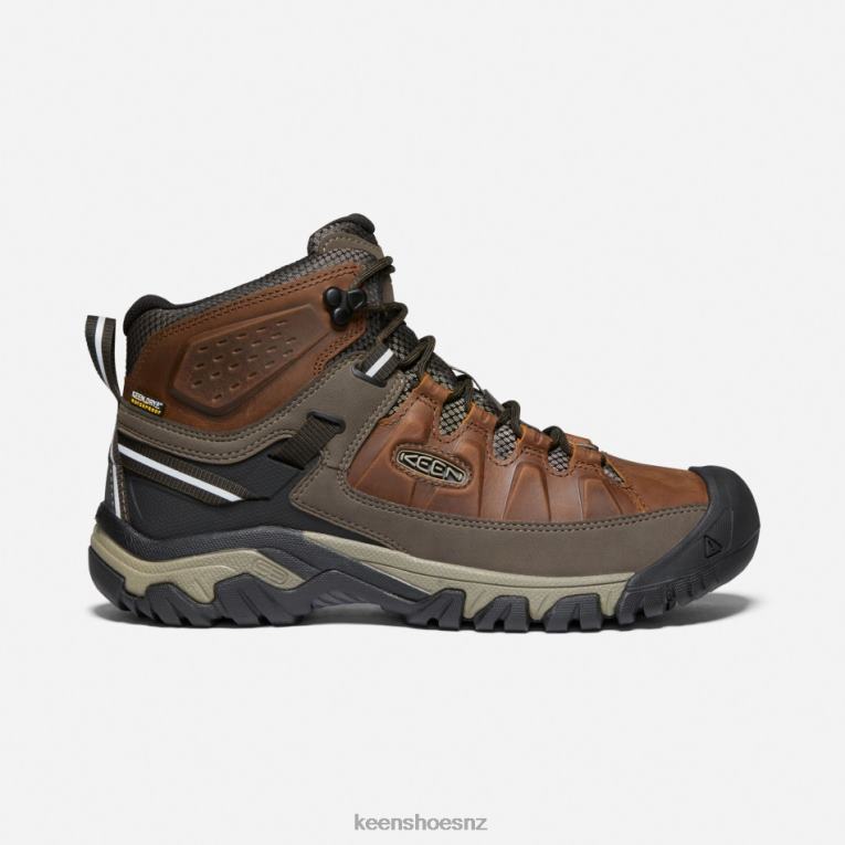 Keen Targhee III Waterproof Hiking Boots X2DDT264 Chestnut-Mulch