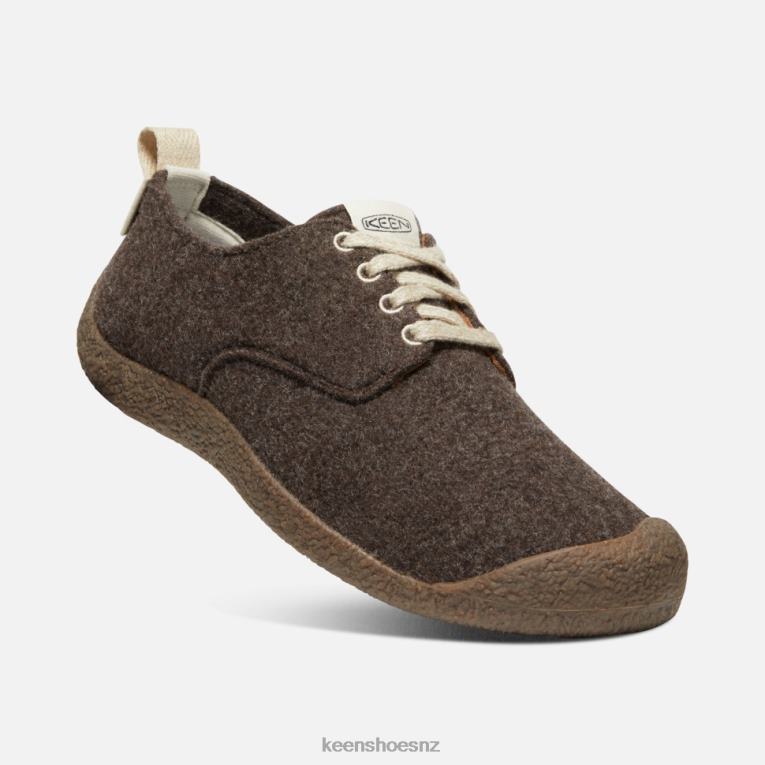 Keen Mosey Derby Shoe X2DDT489 Brown Felt-Birch