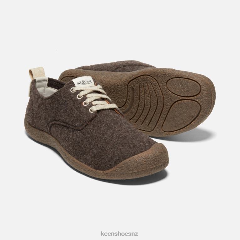 Keen Mosey Derby Shoe X2DDT489 Brown Felt-Birch