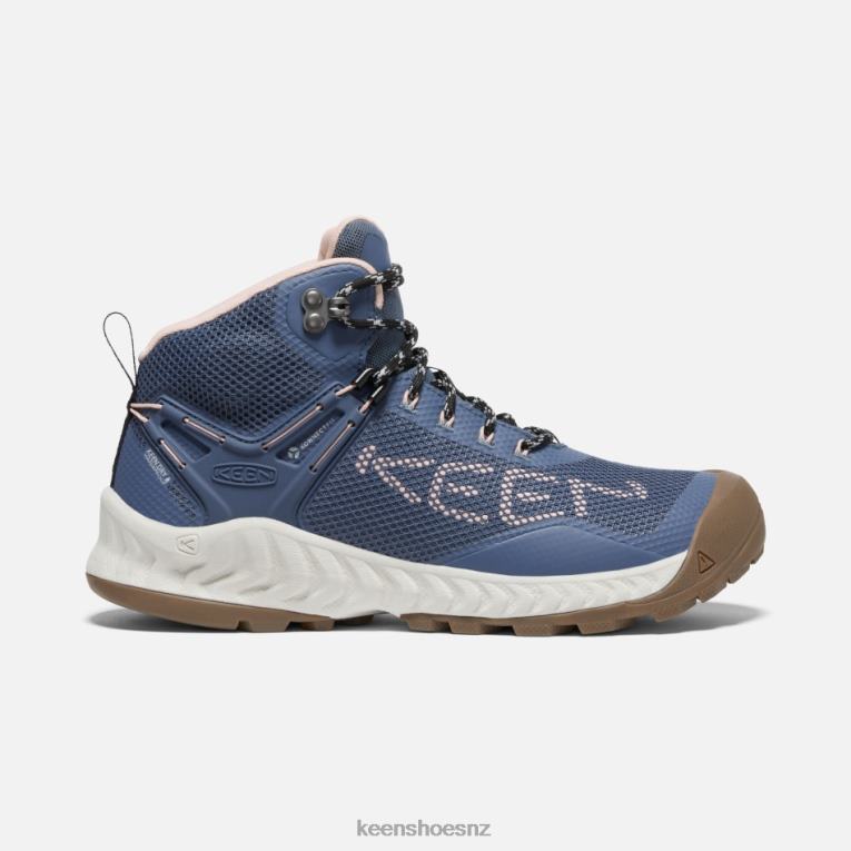 Keen NXIS EVO Waterproof Boot X2DDT168 Vintage Indigo-Harbor Gray