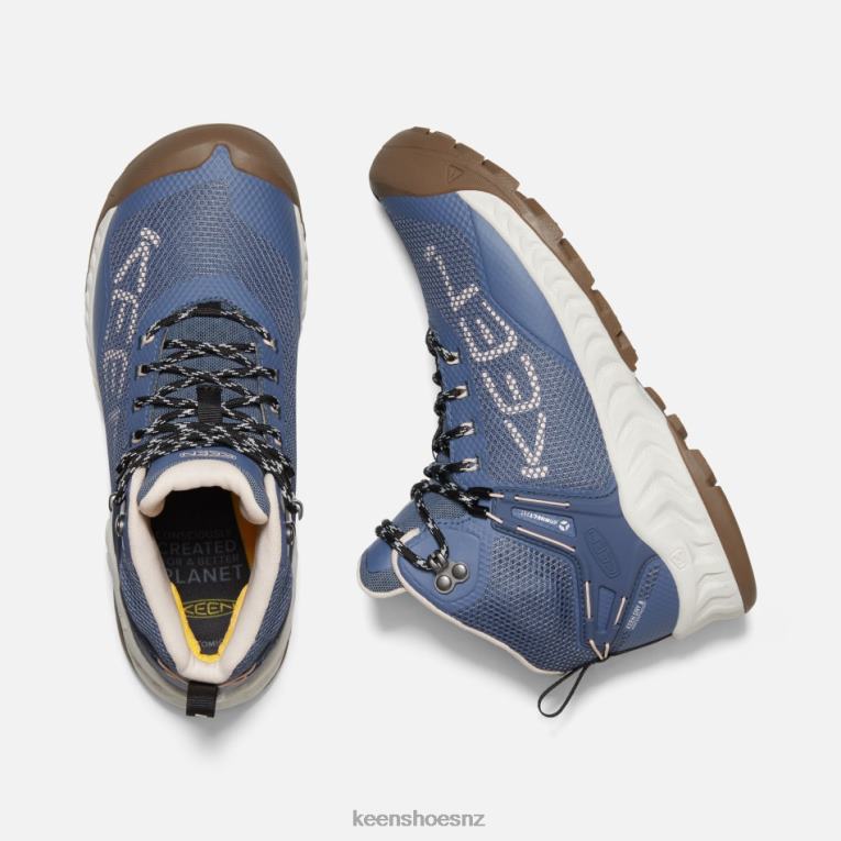 Keen NXIS EVO Waterproof Boot X2DDT168 Vintage Indigo-Harbor Gray
