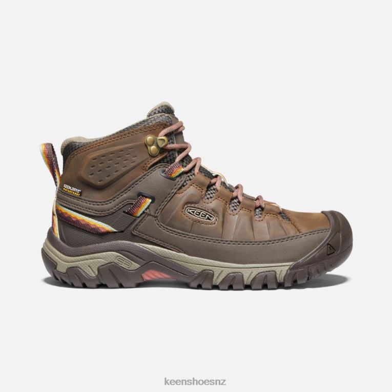 Keen Targhee III Waterproof Hiking Boots X2DDT176 Bungee Cord-Redwood