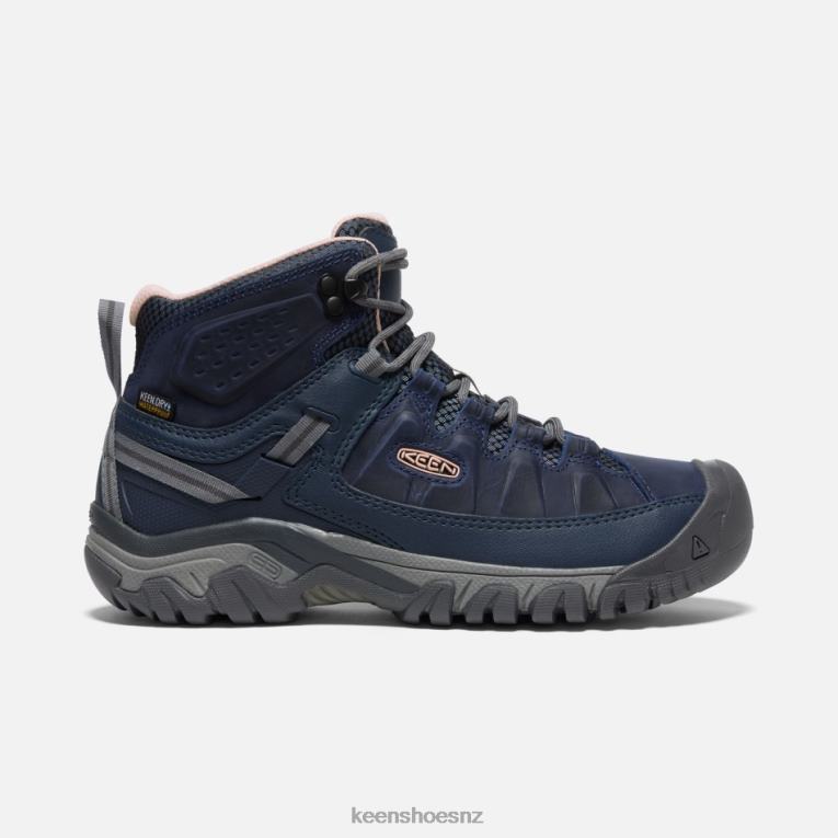 Keen Vintage Indigo-Peachy Targhee III Waterproof Hiking Boots X2DDT172 Vintage Indigo-Peachy Keen
