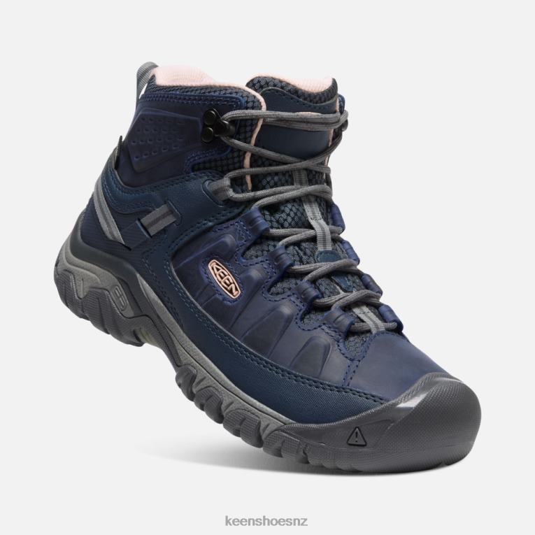 Keen Vintage Indigo-Peachy Targhee III Waterproof Mid X2DDT359 Vintage Indigo-Peachy KEEN