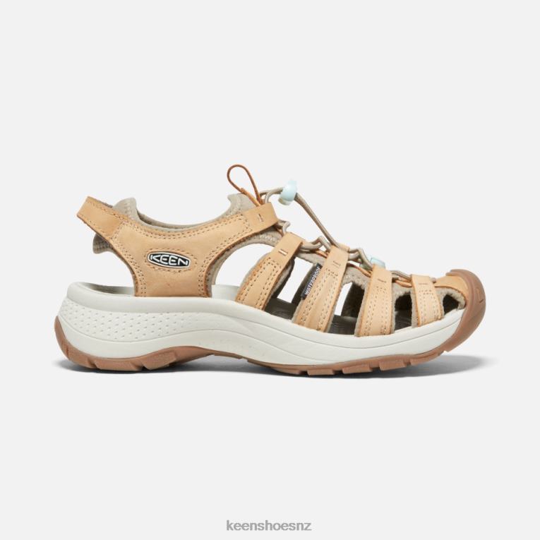 Keen Astoria West Leather Sandal X2DDT69 Doe-Blue Glass