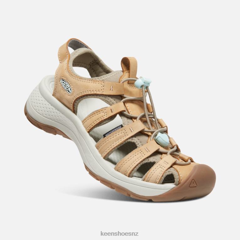 Keen Astoria West Leather Sandal X2DDT69 Doe-Blue Glass