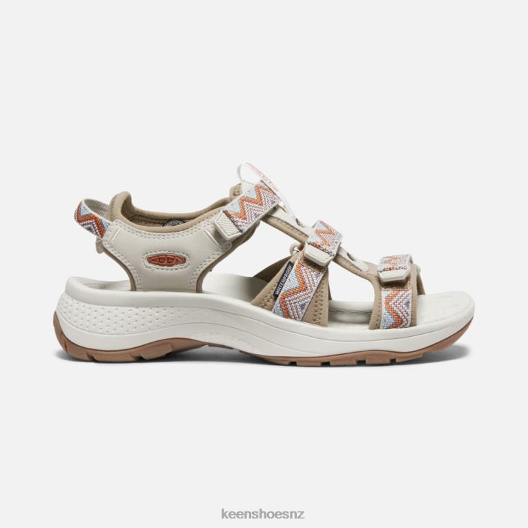 Keen Astoria West Open-Toe Sandals X2DDT30 Chevron-Timberwolf