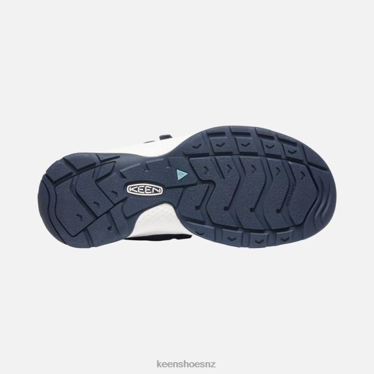 Keen Astoria West Open-Toe Sandals X2DDT33 Blue Nights-Black Iris