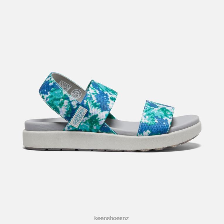 Keen Elle Backstrap Sandal X2DDT376 Porcelain-Tie Dye