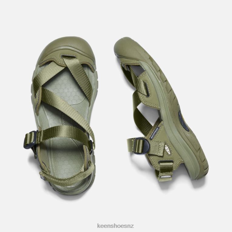 Keen Zerraport II Sandals X2DDT38 Olive Drab-Black