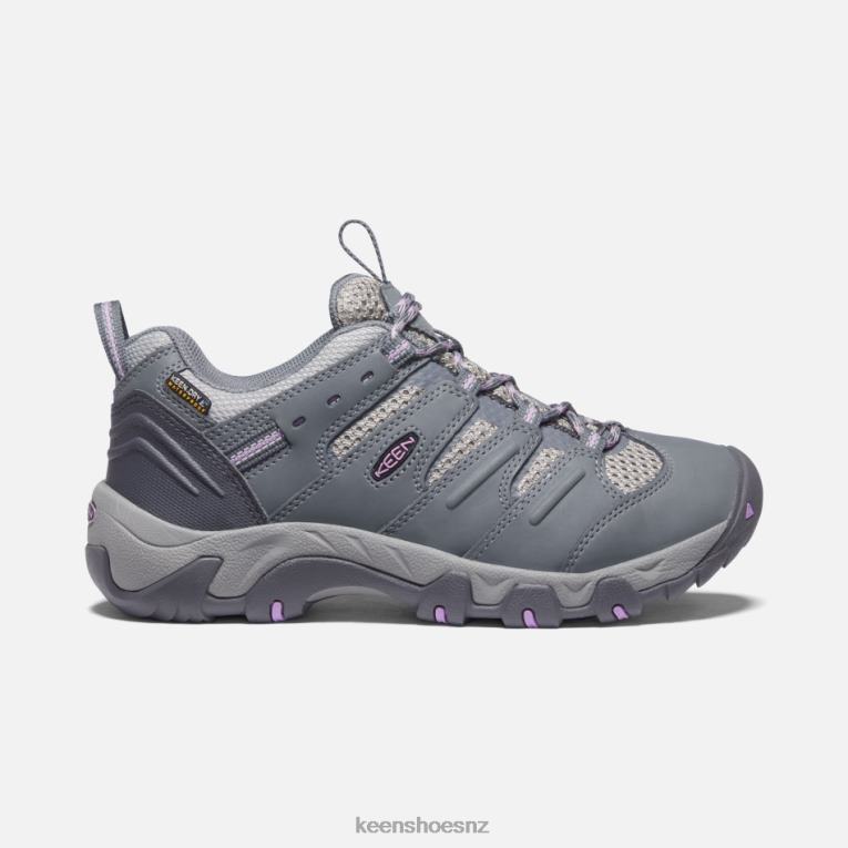 Keen Koven Waterproof Shoe X2DDT165 Steel Grey-African Violet