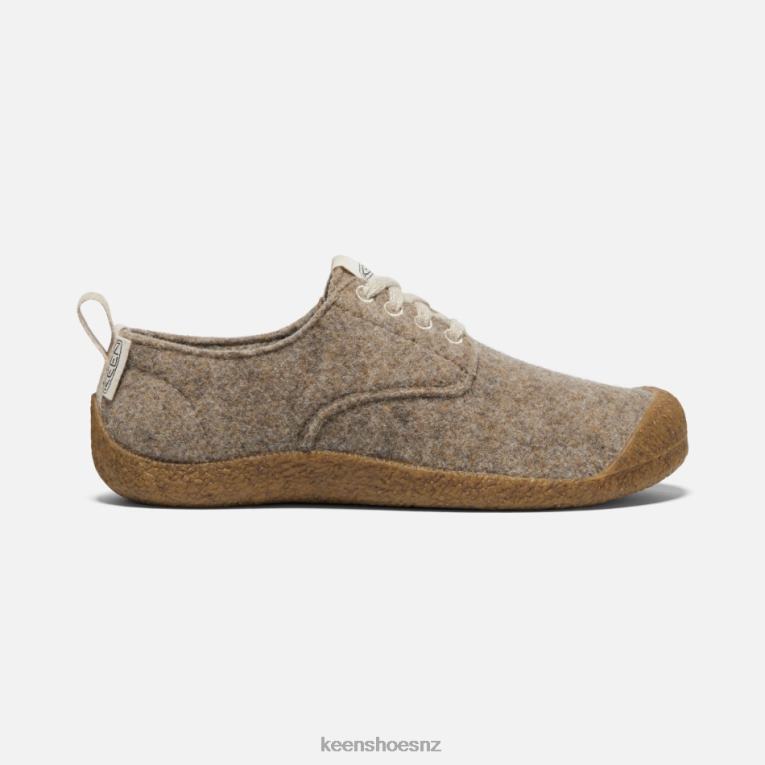 Keen Mosey Derby Shoe X2DDT114 Taupe Felt-Birch