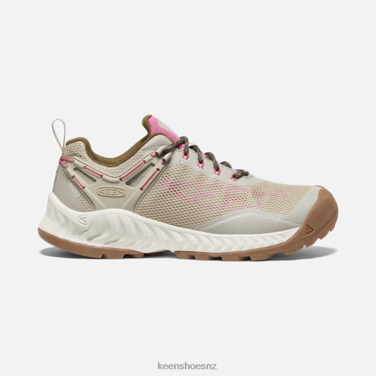 Keen New NXIS EVO Waterproof Shoe X2DDT134 Plaza Taupe-Ibis Rose