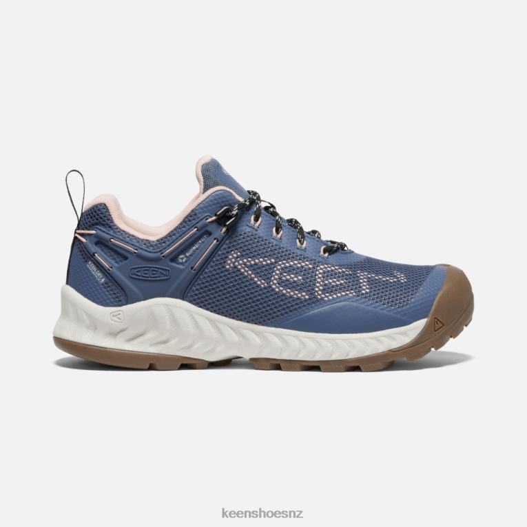 Keen Vintage Indigo-Peachy NXIS EVO Waterproof Shoe X2DDT326 Vintage Indigo-Peachy KEEN